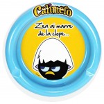 Cendrier rond en mtal Calimro Marre de la clope