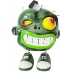 Tirelire monstre Vert sur ressort