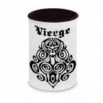 Pot  stylos en cramique Vierge Cbkreation