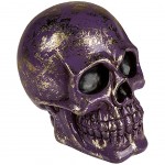 Tirelire en rsine Crne modle violette et or