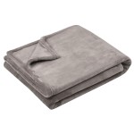 Plaid polaire doudou lin 130  160 cm