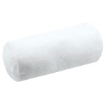Coussin polochon doudou blanc