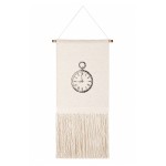 D�coration murale Harlan beige en coton 45 x 35 cm