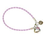 Bracelet cordon Hello Kitty modle rose