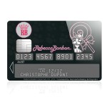Sticker pour Carte de crdit Rebecca Bonbon