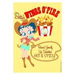Grand sticker decoratif  Betty Boop 60 cm
