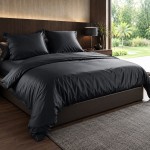 Drap housse Eb�ne en percale de coton 80 fils 90 x 190 x 30 cm
