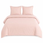 Housse de couette Blush en percale de coton 80 fils 240x220 cm