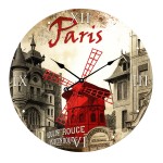 Pendule en verre Paris