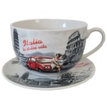 Set bol et sous-tasse Italia