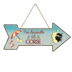 Dcoration en bois  suspendre Corsica modle 1