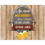 Torchon en coton dcor - Bires