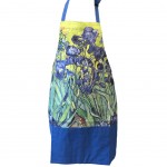 Tablier adulte à nouer - Van Gogh - Iris