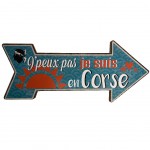 Dcoration Flche en bois  suspendre Corsica