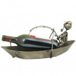 Support bouteille métallique Le Pêcheur