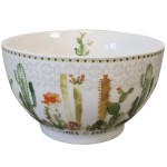 Bol en porcelaine Cactus