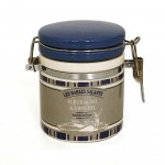 Pot  sel hermtique Aderne en Faence avec cuillre en bois