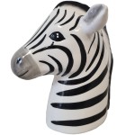 Tirelire zbre en cramique 15 cm