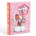Carnet A4 rigide rose Diddlina � 82 pages