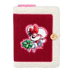 Carnet Diddlina hiver bordeaux � couverture douce 15,5 cm