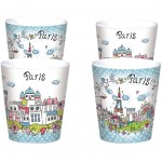 Set de 4 tasses expresso Paris