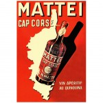 Carte Postale Rtro Mattei Corse