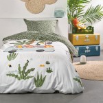 Parure de lit enfant happy jungle  140 x 200 cm