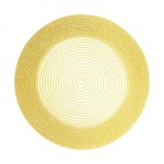 Set de table or rond  paillettes 38 cm