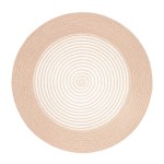 Set de table poudre rond  paillettes 38 cm