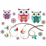 Stickers Muraux Hiboux