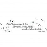 Sticker d�coratif mural Oscar Wilde 40 x 140 cm