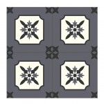 Sous plat en verre trempé - motifs carreaux de céramique Sous plat en verre trempé - motifs carreaux de céramique