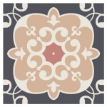 6 stickers  carreaux de ciment 15 x 15 cm