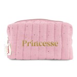 Trousse de Toilette Princesse Rose Brod�e