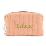 Trousse de toilette bichette rose p�che