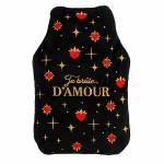 Bouillotte noyaux de cerises Je br�le d�amour 24 cm