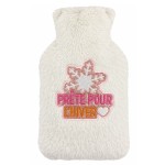 Bouillotte � eau peluche Pr�te pour l�hiver �crue 27 cm