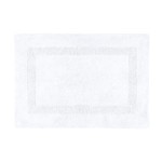 Tapis de bain en coton 50 x 80 cm – Blanc Tapis de bain en coton 50 x 80 cm – Blanc