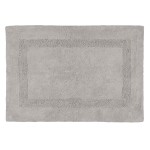 Tapis de bain gris taupe en coton – 50 x 80 cm Tapis de bain gris taupe en coton – 50 x 80 cm