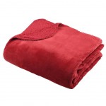 Plaid douceur Rouge 130 x 160 cm