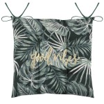 Coussin de chaise vibes en coton 38 cm