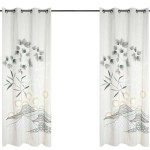 Rideau Yuki naturel 140x260 cm � �illets