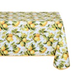 Nappe Citrons en polyester imprimé anti-taches – 140 x 240 cm Nappe Citrons en polyester imprimé anti-taches – 140 x 240 cm