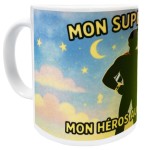 Mug Super Papa en céramique blanche Mug Super Papa en céramique blanche