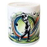 Tirelire en cramique Golf