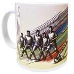Mug Football Coup Franc en cramique blanche