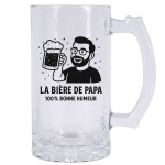 Chope La bire de Papa  100% bonne humeur