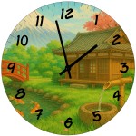 Horloge murale – Jardin Japonais Horloge murale – Jardin Japonais
