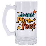 Chope à bière Je suis Père-fect Chope à bière Je suis Père-fect