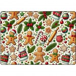 Surface de découpe biscuits au pain d'épices 28.5 x 20 cm